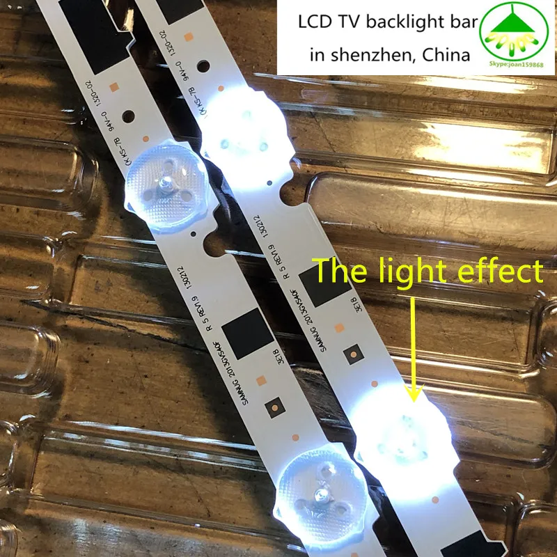 

LED Backlight strip 13 lamp For SamSung 40"TV D2GE-400SCA-R3 UA40F5500 2013SVS40F UE40F6400 D2GE-400SCB-R3 UE40F5000 UE40F5700