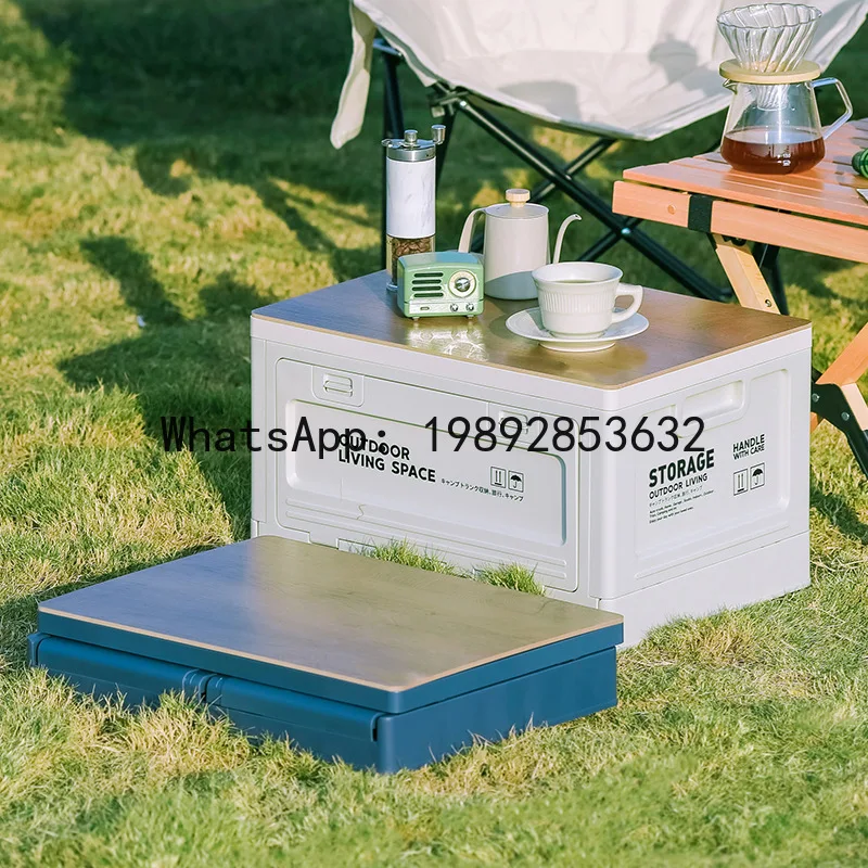 

4-13 outdoor camping side door camping car trunk storage plastic storage box