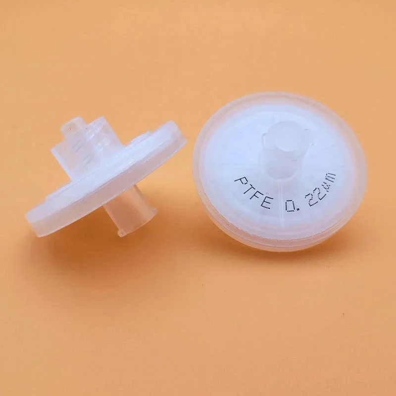 Lab 28mm 0.22/0.45/1.0/3.0um PTFE Micro Gas Filter Connector for Water Vapor Resistance