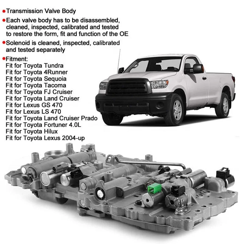 A750E A750F 7-Speed Automatic Transmission Valve Body For Toyota 4RUNNER Tacoma Lexus A750E/F