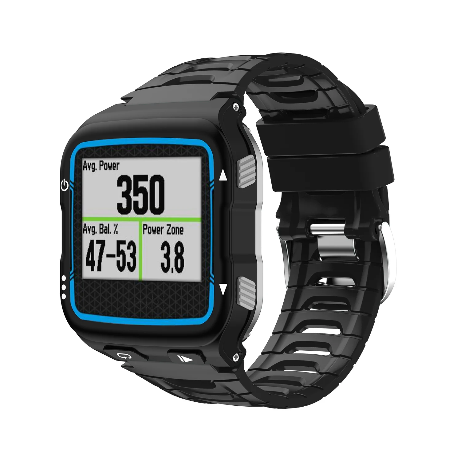 Pasek do zegarka Silikonowy pasek do zegarka Zamiennik paska do zegarka Garmin Forerunner 920XT Czarny