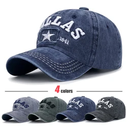 4 colori Unisex DALLAS 3D berretto da Baseball ricamato cappellini Snapback cappelli da sole cappelli da papà