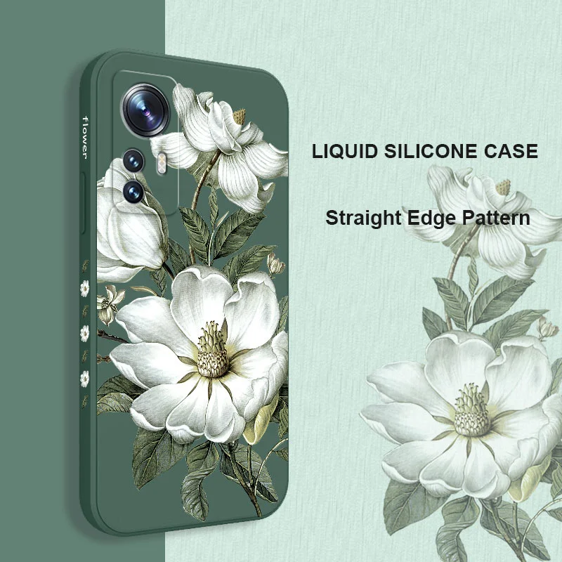 Wild Flowers Phone Case For Xiaomi Mi 14 13 13T 12 11 Ultra 10 12T 11T 10T  Pro Lite Poco F5 F4 X4 M4 F3 X3Pro 4G 5G GT Cover