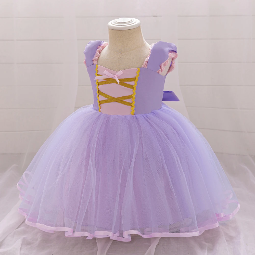 Alice Rapunzel Dornröschen Mädchen Partykleid Schneewittchen Mascha Bär Anna Dienstmädchen Kostüm Lolita Geburtstag Hochzeit Prinzessin Kleider – Detail 33