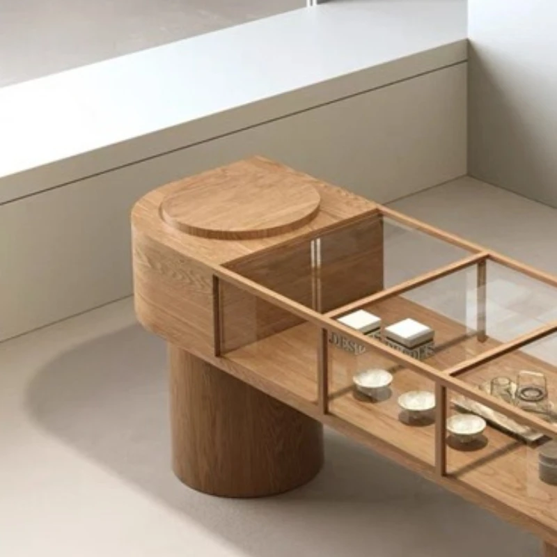 Creative Retro Reception Desks Fashion Glass Display Reception Desks Modern Office Furniture Sportello Di Ricevimento YS40CC