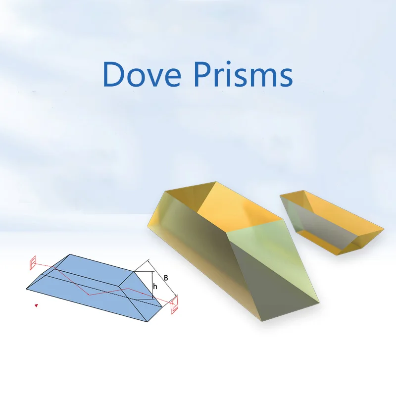 

Dove Prisms processing optical glass trapezoidal prism square shaped perforated triangular prism custom 45 degree