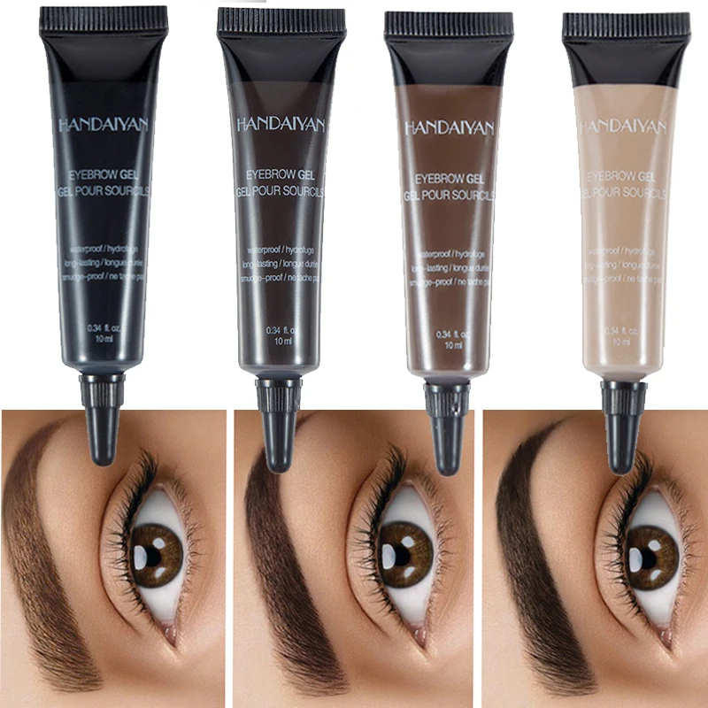 Pro Wenkbrauw Crème Gel Make-Up Wenkbrauw Tattoo Pen Tint Langdurige Waterdichte Henna Wenkbrauw Gel Cejas Maquillaje