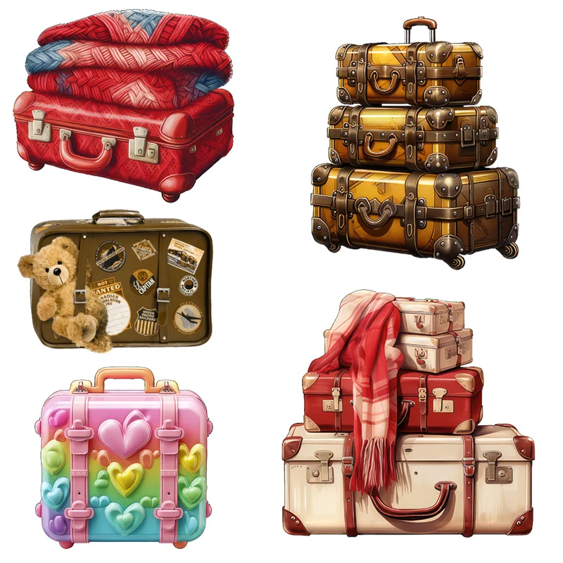 Three Ratels CF25 Retro cartoon luggage stickers for home decoration  outdoor travel supplies decals