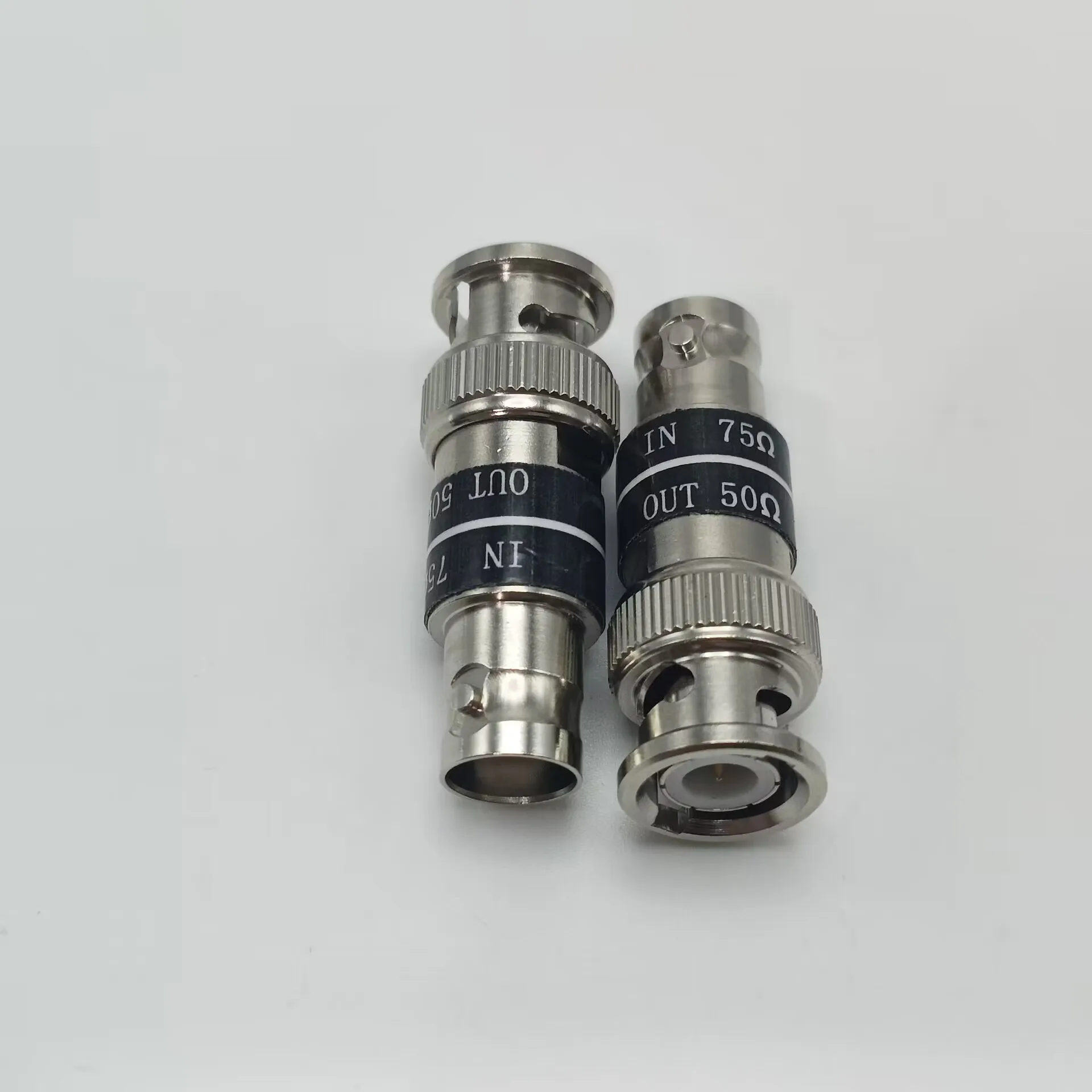 1Pc Bnc Vrouwelijke Ingang 75 Ohm Naar Bnc Mannelijke Uitgang 50 Ohm Impedantie Converter