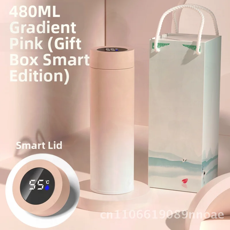 

Умный термос из нержавеющей стали 316, с дисплеем температуры, бутылка для воды большой емкости для мужчин и женщин, деловой подарок с чаем