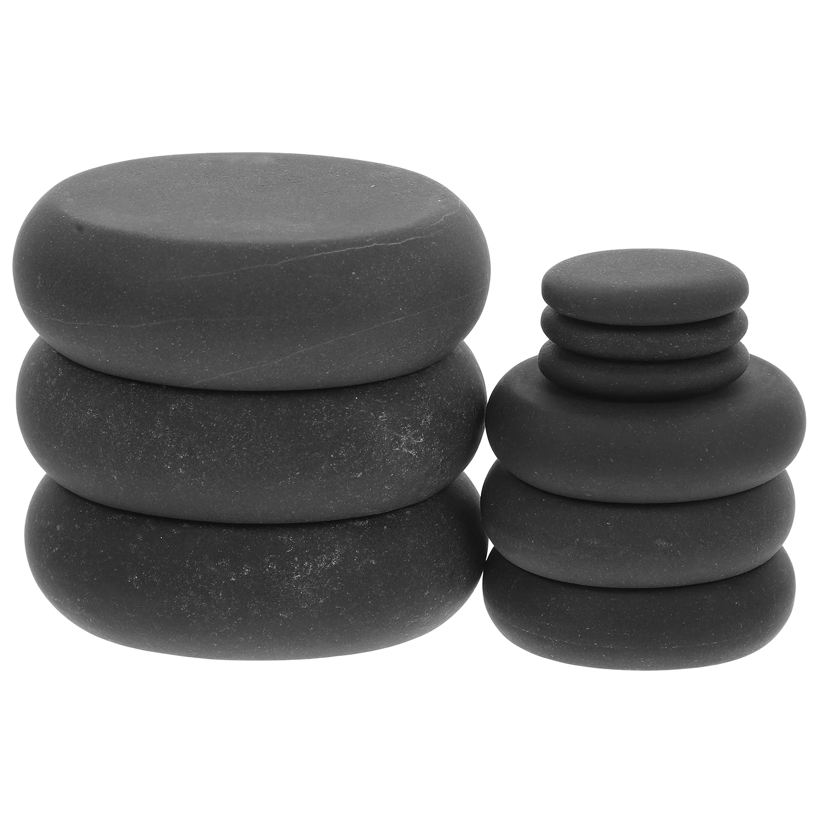 

9 Pcs Essential Oil Massage Kit Basalt Hot Compress Stones Rocks Relaxation Heated Therapy Healing