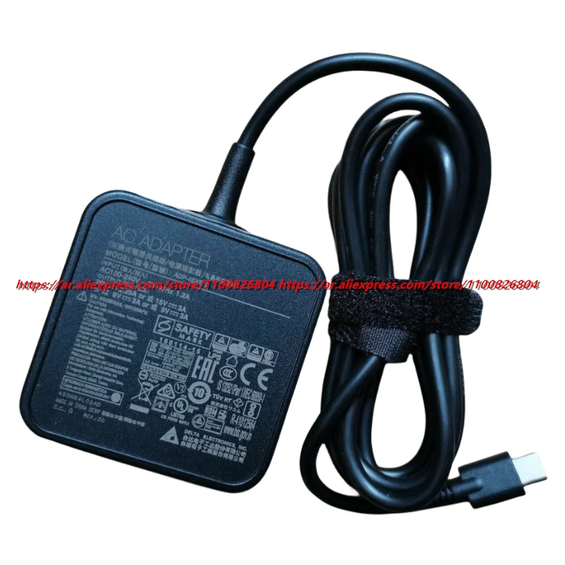 Original ADP-45XE B Delta 20V 2.25A Type-C 45W Laptop AC Adapter Charger For Asus Power Supply ADP-45EB C ADP-45EW A ADP-45EW B