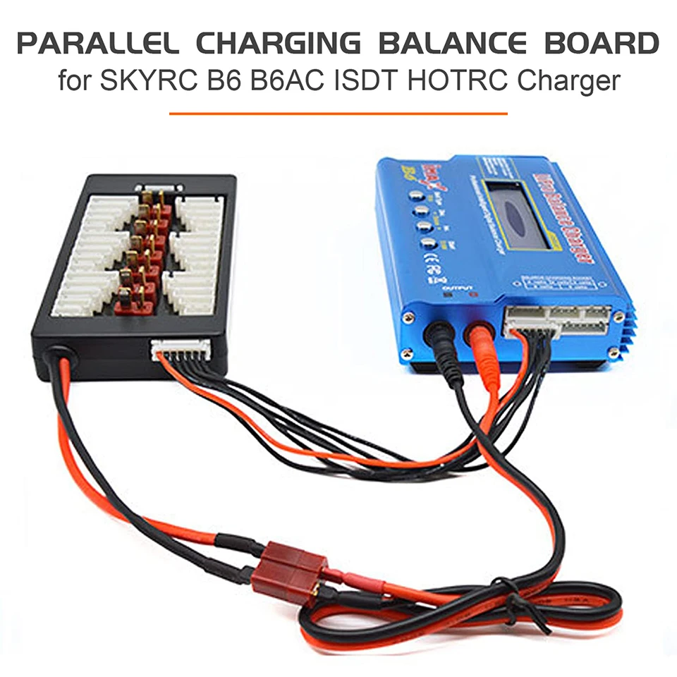 Carte de Charge parallèle de Batterie Lipo Rc 2-6S 2-8S T / XT60 / XT90 / XT30 /JST for Imax B6 B6AC B8, Charge Rapide for Les modèles Rc (Color Carte de Charge parallèle de Batterie Lipo Rc 2-6S 2-8S T / XT60 / XT90 / XT30 /JST for Imax B6 B6AC B8, Charge Rapide for Les modèles Rc (Color