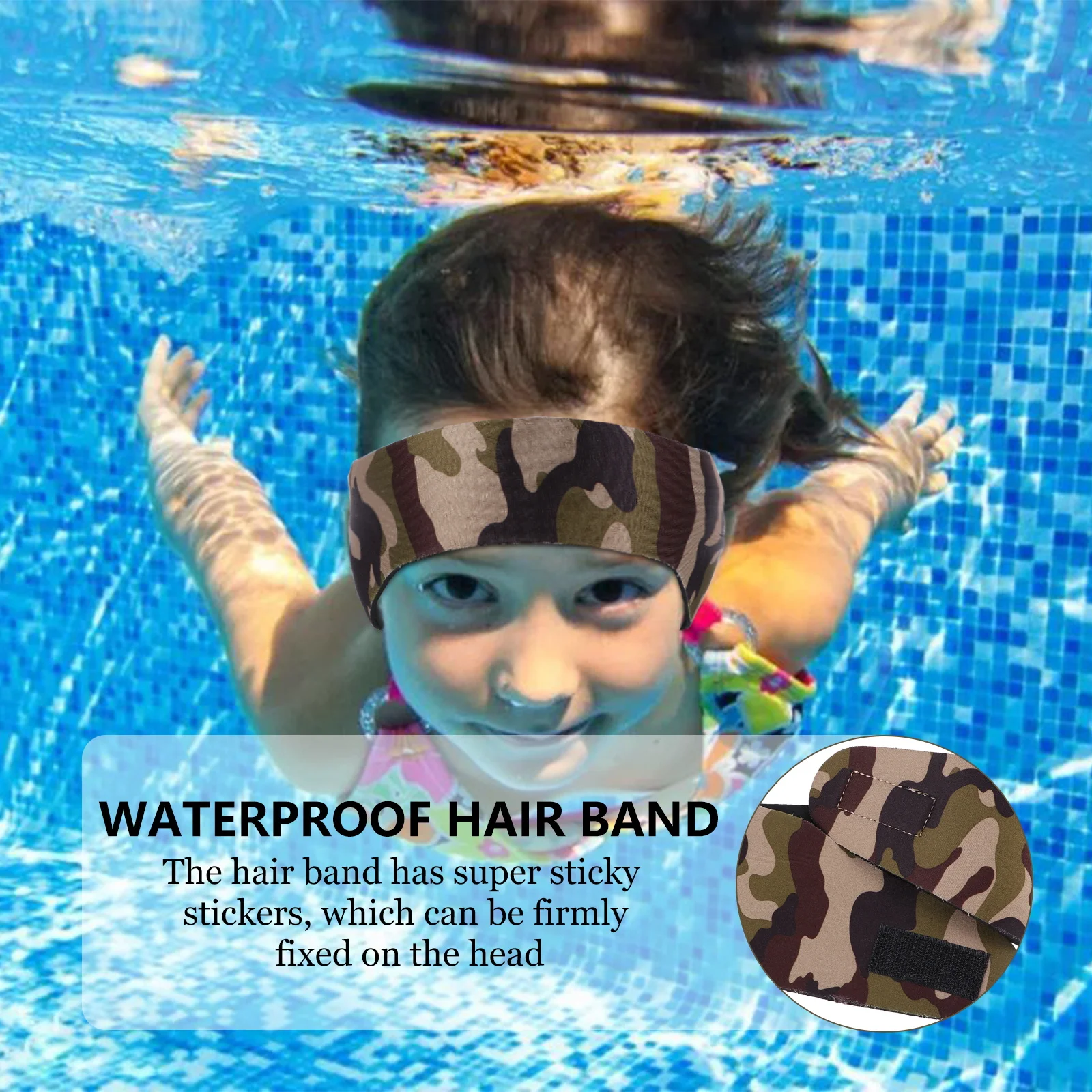 

Waterproof Ear Protection Headband Guard Kids Swim Covers for Swimming Protectors