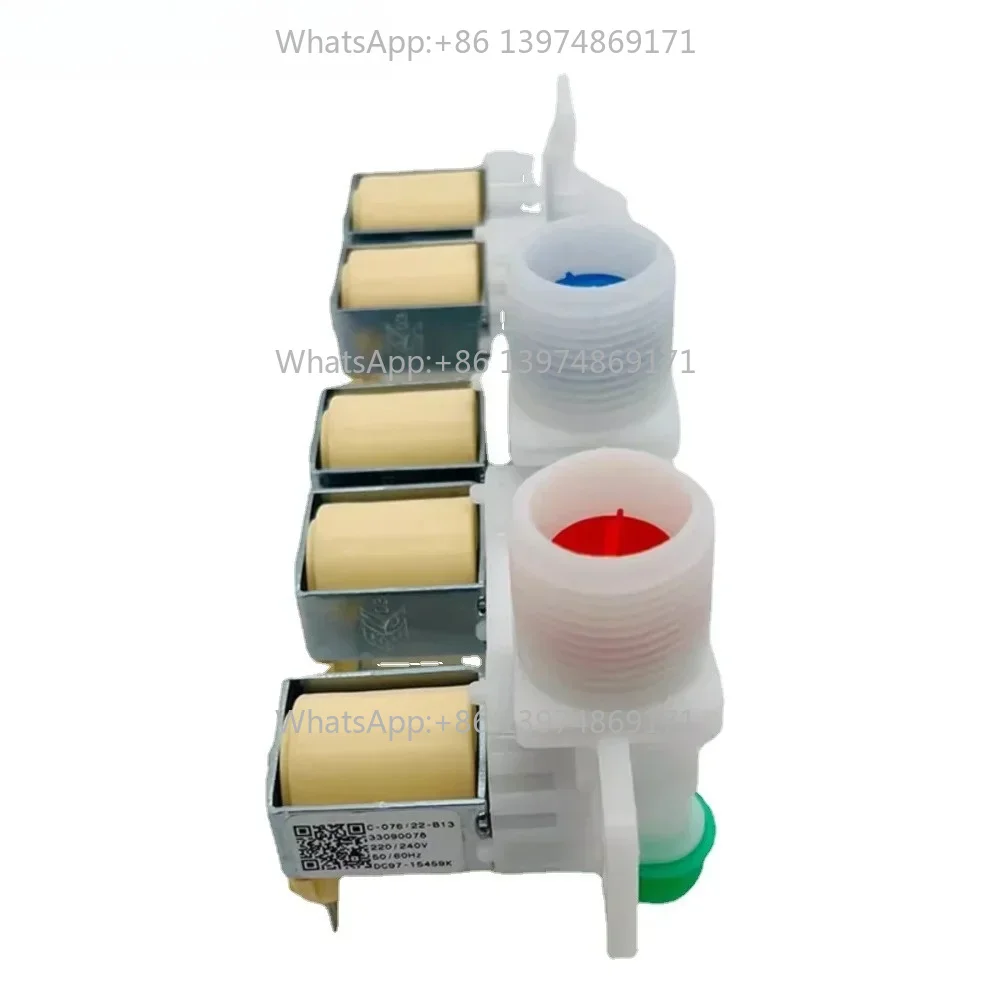 

New Electric Water Inlet Solenoid Valve DC97-15459K For Drum Washing Machine 220V C-076-19-B13 Five-head Washer Part
