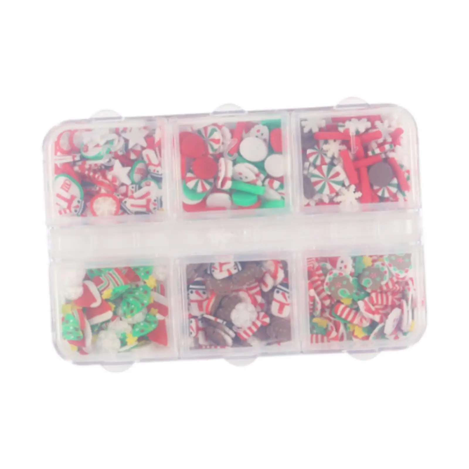 Christmas Nail Art Charms Set DIY Nail Art Supplies 3D Nail Charms for Girls