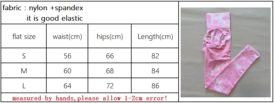 Frauen Tiedye Scrunch Nahtlose Leggings Hohe Taille Yoga Training Leggins Workout Sport Gym Runing Jogger – Detail 1