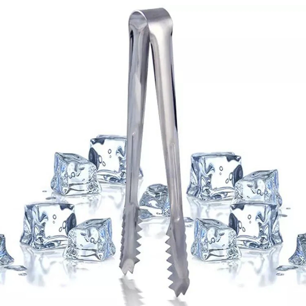 

3pcs Stainless Steel Ice Sugar Anti-Skid Mini Serving Tongs For Kitchen Tea Party Coffee Bar Home Wedding Use Small Food Tongs