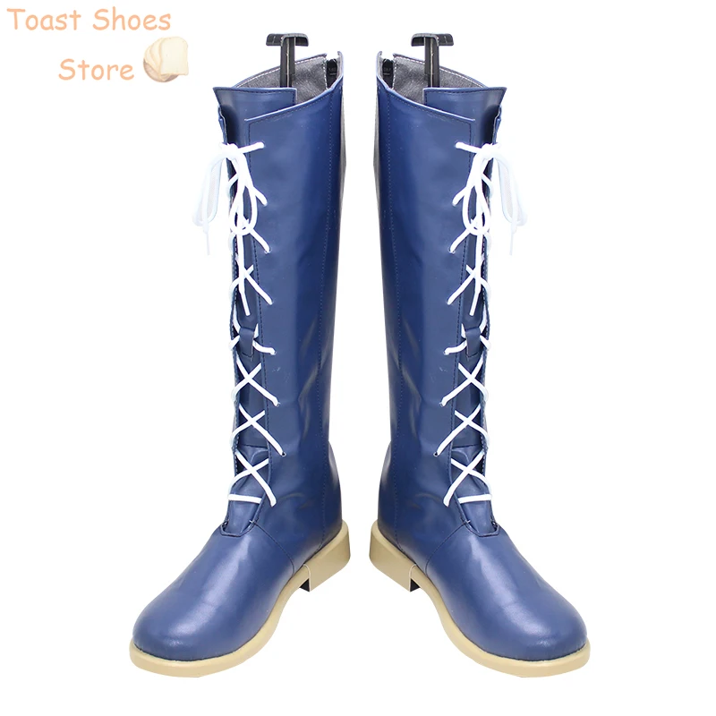 ¡Zapatos de Cosplay Yuki Setsuna, Love Live! Nijigasaki-zapatos de cuero PU para Cosplay de escuela secundaria, botas de Halloween, utilería para disfraz