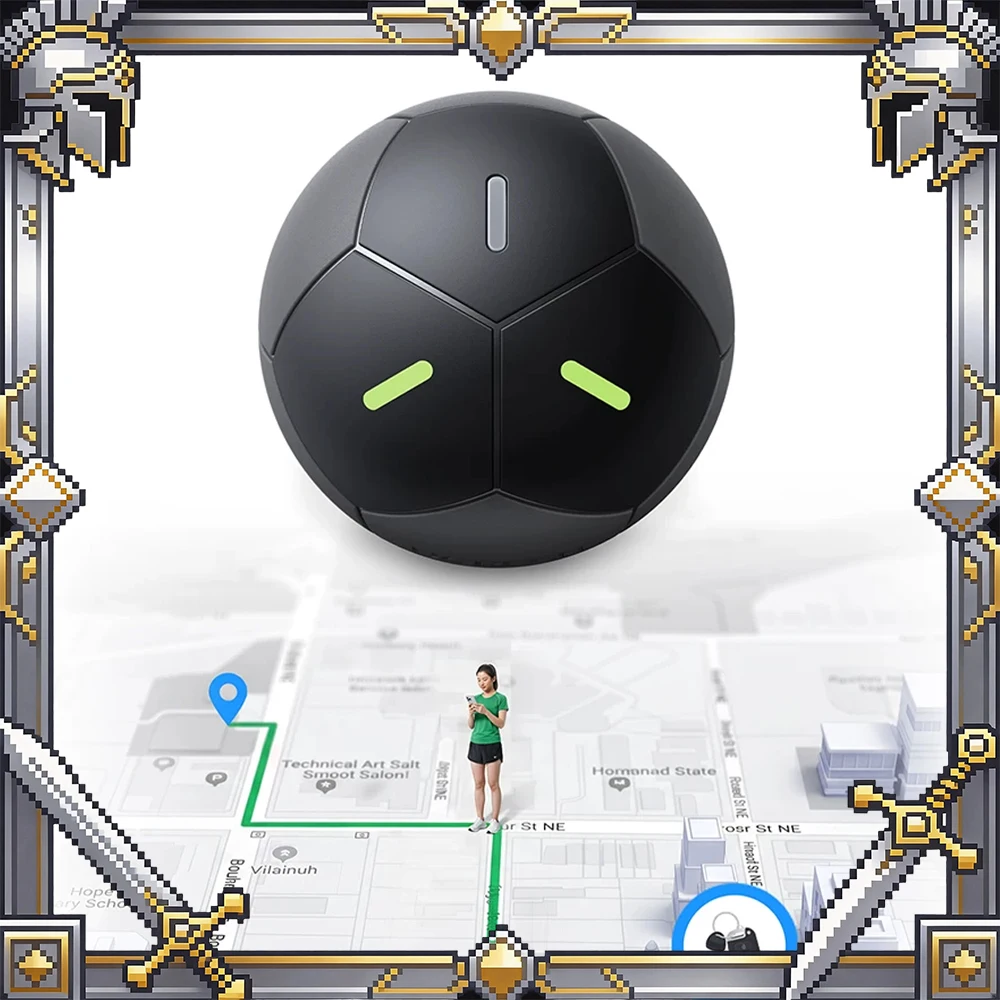 UGREEN FT309 95020 Spherical Smart Tag Bluetooth Tracker IP68 Waterproof Item Locator Anti-Lost Finder for iPhone/iPad/Mac