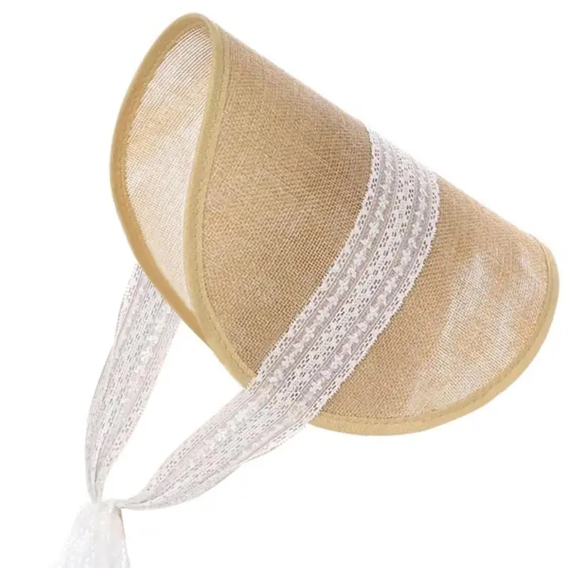 31BB Victorian Bonnets Hat Lace Ribbon Base Breathable Pillbox Hat Percher Operas Headwear Elegant Hat Base Pillbox Hat