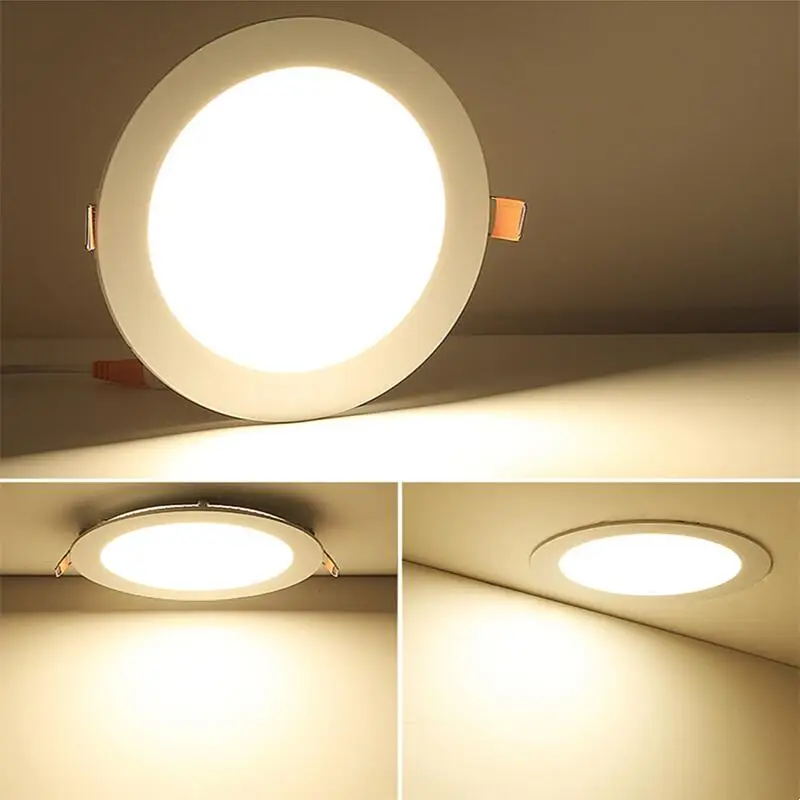 LED Panel Light 3W 4W 6W 9W 12W 15W 18W Recessed Ceiling LED Downlight Indoor lighting Spot Light Slim design home renovation