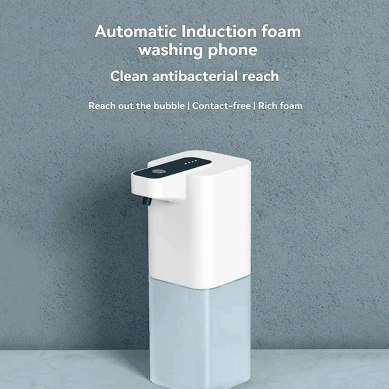 Automatic Soap Dispenser 400Ml Touchless Foaming Soap Dispenser USB Rechargeable Adjustable Foam Soap Dispenser