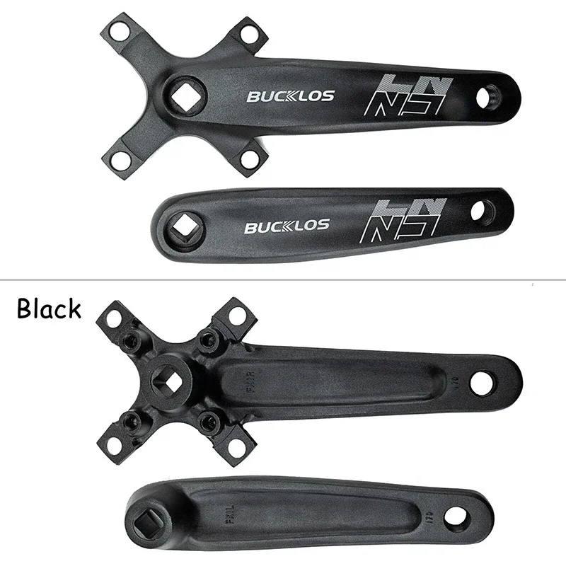 BUCKLOS 3*9S 3*10S MTB Crankset Double/triple Speed Bicycle Crank Set Square Hole Crank 104/64BCD Bike Chainring for Shimano