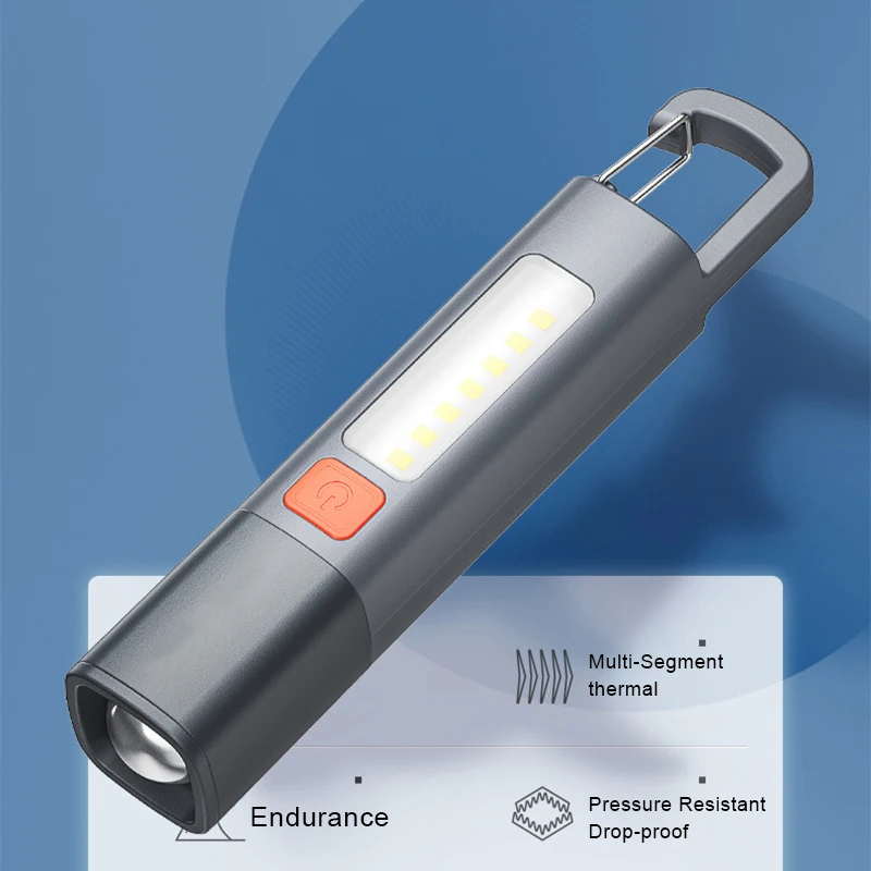 USB Rechargeable Spotlights LED Portable Rechargeable Spotlight Camping Lantern Home Camping Tent Travel Lighting Flashlight