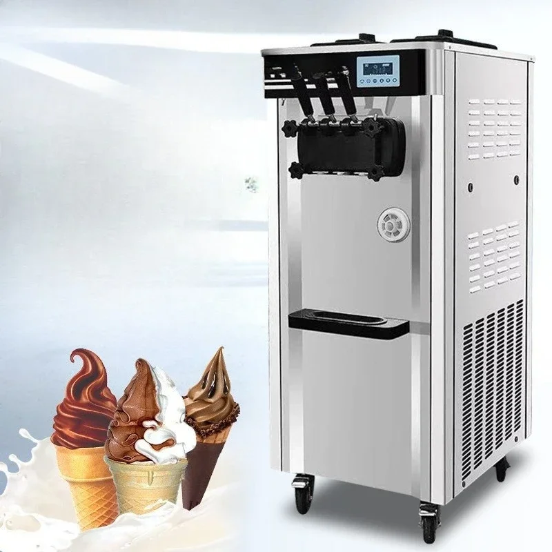 Commercial ice cream machine, vertical ice cream machine, fully automatic, high-volume stainless steel ice cream machine