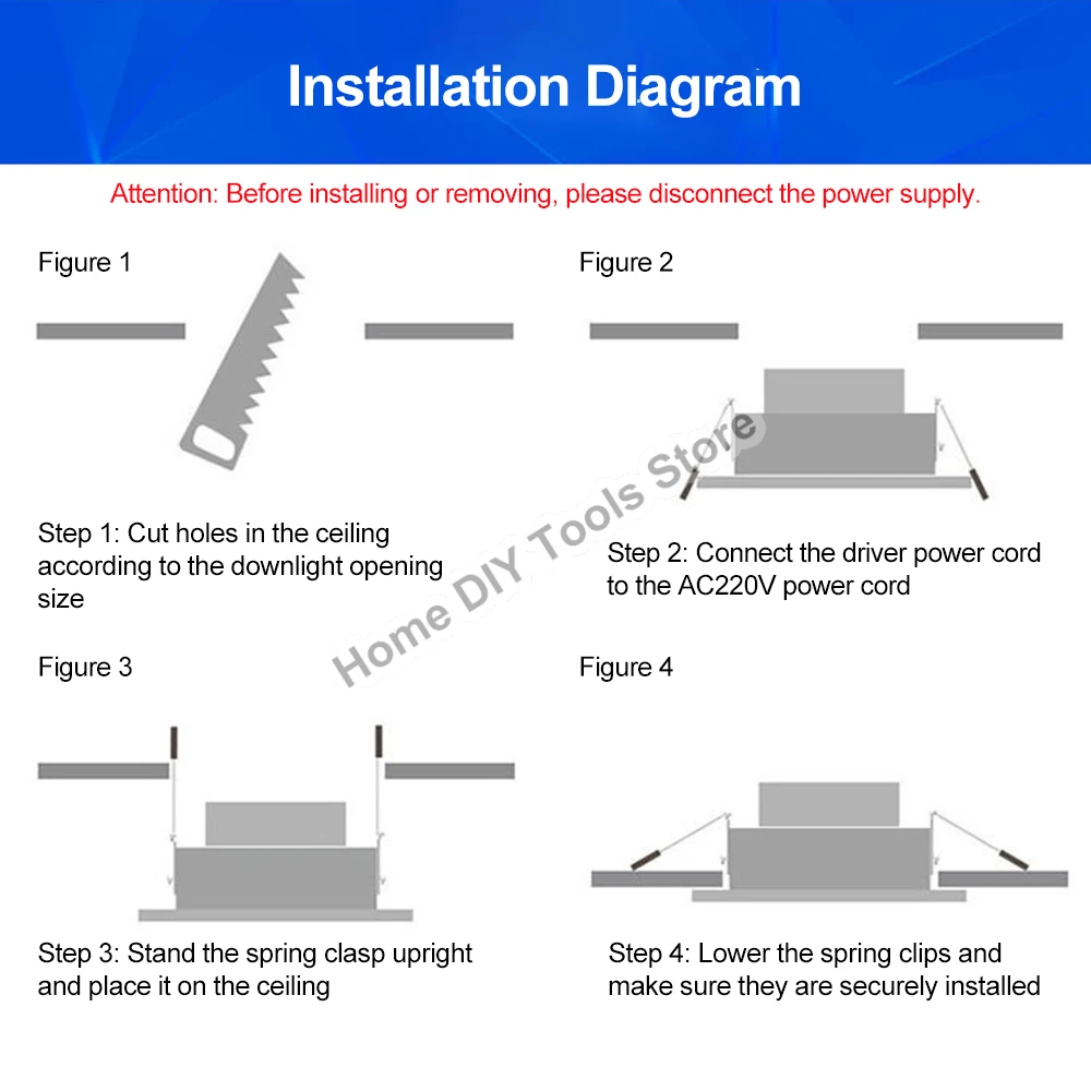 LED PIR Motion Sensor Recessed Downlight AC180-265V 5W 7W 9W 12W Ceiling Lamp Downlight Light Cold Warm white Lamp