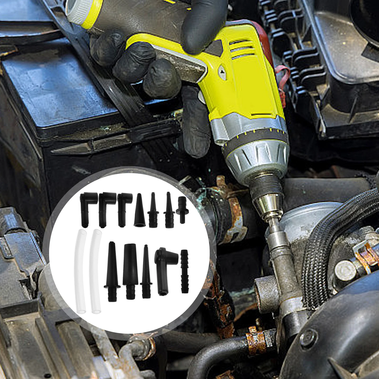 

14pcs Brake Oil Joint Combination Package 4mm 5mm 8mm Connector for Changer Bleeder Adapter Tool Oil Exchange