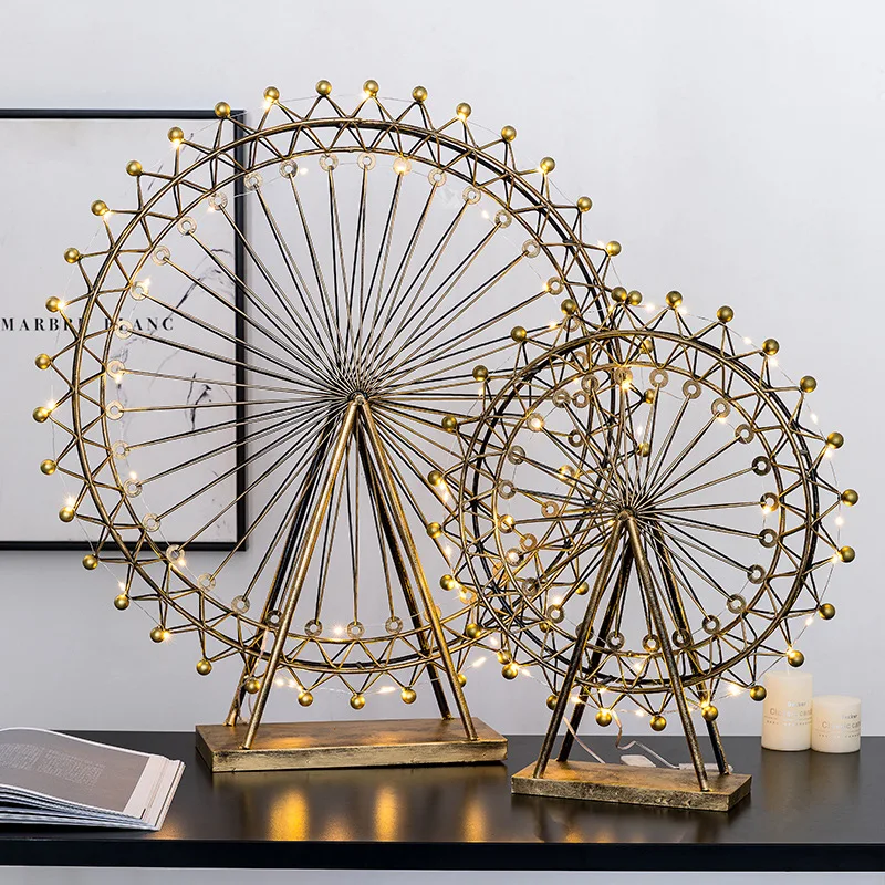 Creative Living Room Decoration Ferris Wheel Home Crafts Office Desktop Tv Cabinet Wine