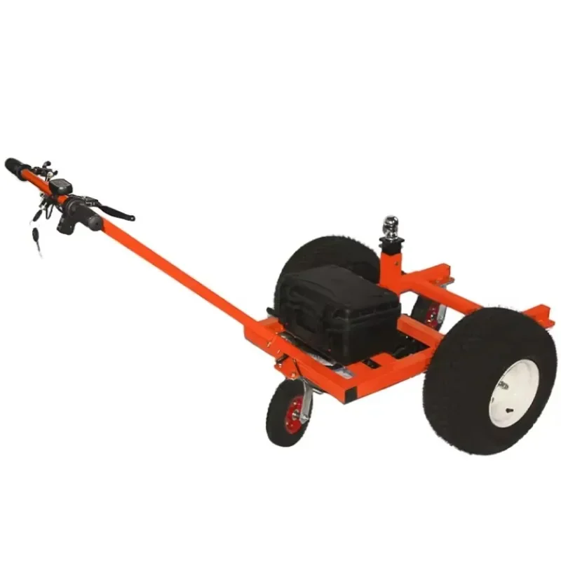 Electric Trailer Dolly With 5 All-Terrian Tyres 7000lbs Towing Electric Trailer Jack Dolly With Battery Car Dolly Tow Trailer