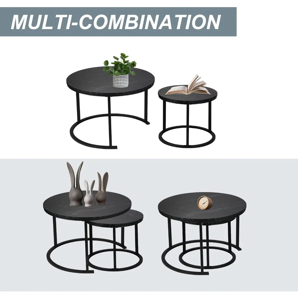 Mesa de centro nido redonda