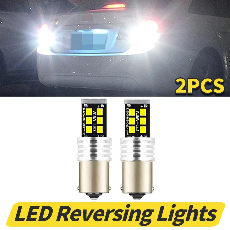 

2 шт. Автомобиль 1156 BA15S 7506 Белая светодиодная лампа 2835 15SMD Сигнальная лампа PY21W Canbus Тормозной резервный фонарь 12 В Универсальный светодиодный фонарь заднего хода