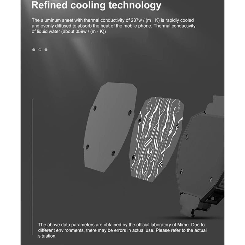 Radiador de tableta de refrigeración de DL05-PAD con enfriador, radiadores en vivo de juegos Semiconductores para tabletas, refrigerador de dispositivo para Ipad