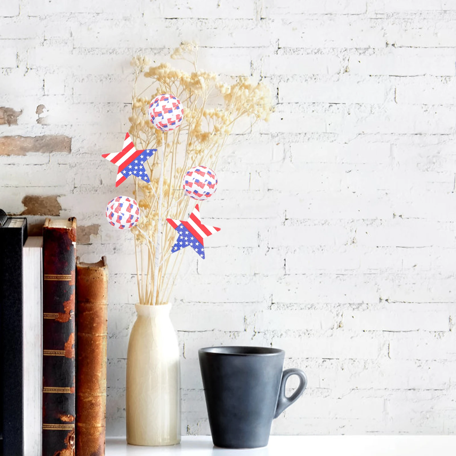 

Flag Branch Independence Day Party Decorations Red White and Royal