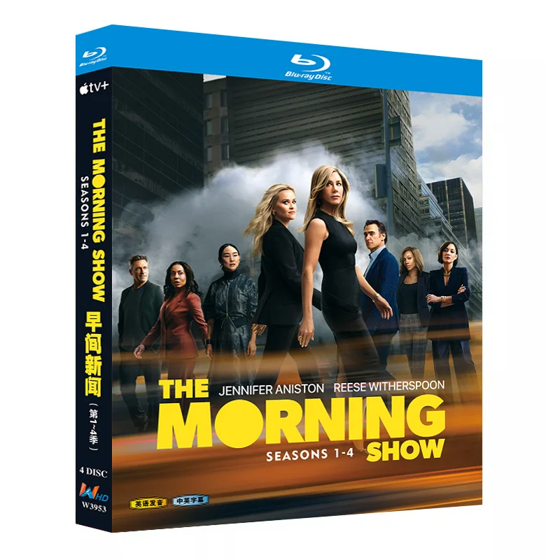 

Blu-ray Ultra HD TV Series The Morning Show Seasons 1–4 Box Set with English Chinese Traditional Japanese Subtitles