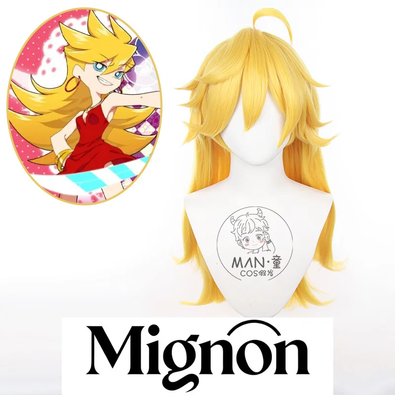 Panty & Stocking with Garterbelt Panty cosplay wig long hair simulation scalp Halloween gift