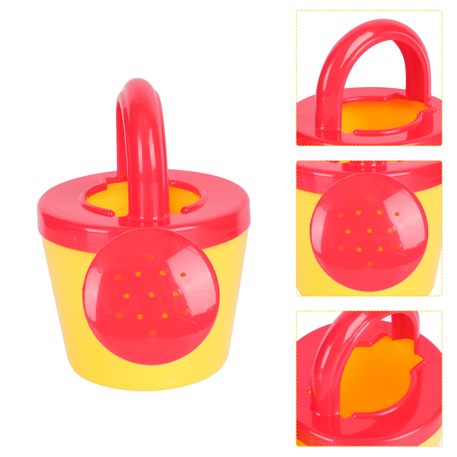 3 pezzi di giocattoli per bambini annaffiatoio contenitore pianta bagno per bambini vaso di fiori giallo bambino