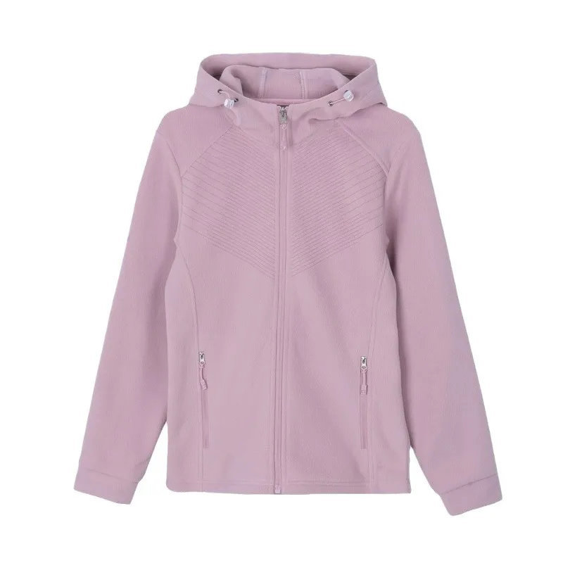 Fleece Pullover Jacke Frauen Herbst Winter Kurze Jacke 2025 Neue Casual Zipper Strickjacke Fleece Warme Tops Weibliche Oberbekleidung Mantel