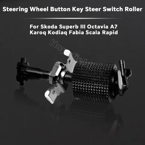 Pulsante del volante rullo interruttore a chiave del Volume multifunzionale per Skoda Superb III Octavia A7 Karoq Kodiaq Fabia Scala Rapid