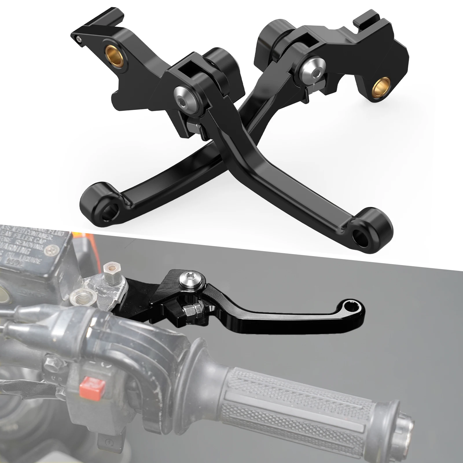 

For 2011-2024 Suzuki DR650 S DR650 SE Short Brake Lever Motorcycle Shorty Brake Clutch Levers for DR650S DR650SE
