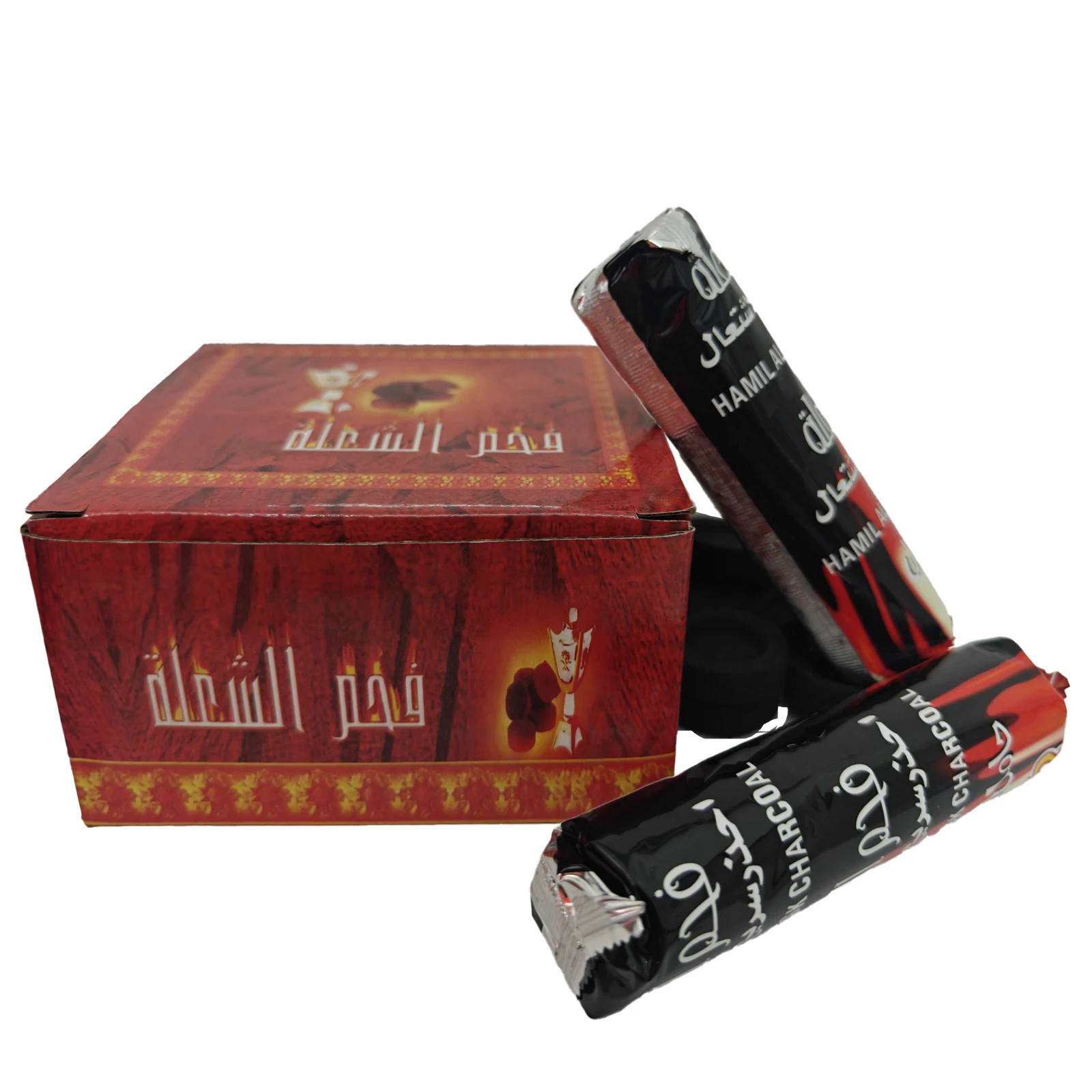 80pcs/set Quick Light Charcoal Briquettes, Charcoal Disk Lights, 33mm/1.29inches Hookah Charcoal, Instant Coal Tablet