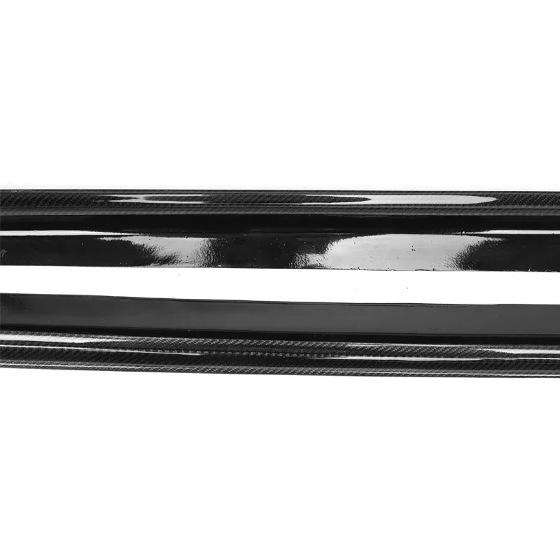 For BMW M5 F10 Real Carbon Fiber 3D Style Side Skirts view 3