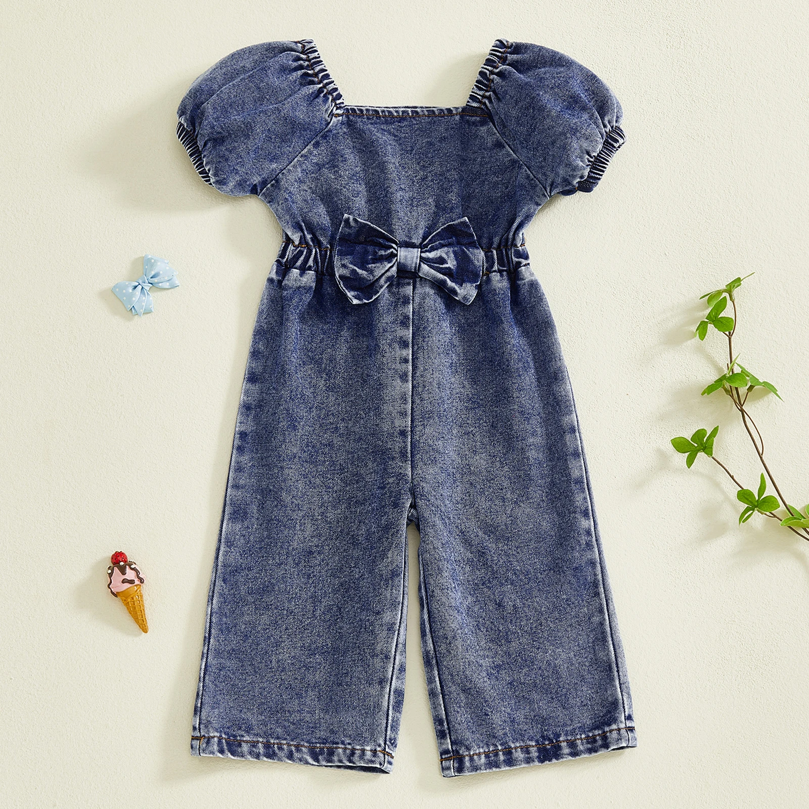 Toddler Baby Girl Denim Jumpsu - Baby Overall Denim 评论和价格