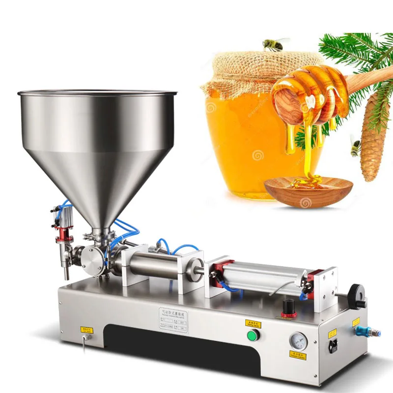 Liquid Paste Dual Purpose Filling Machine Stainless Steel Commercial Single Head Paste Filling Machine