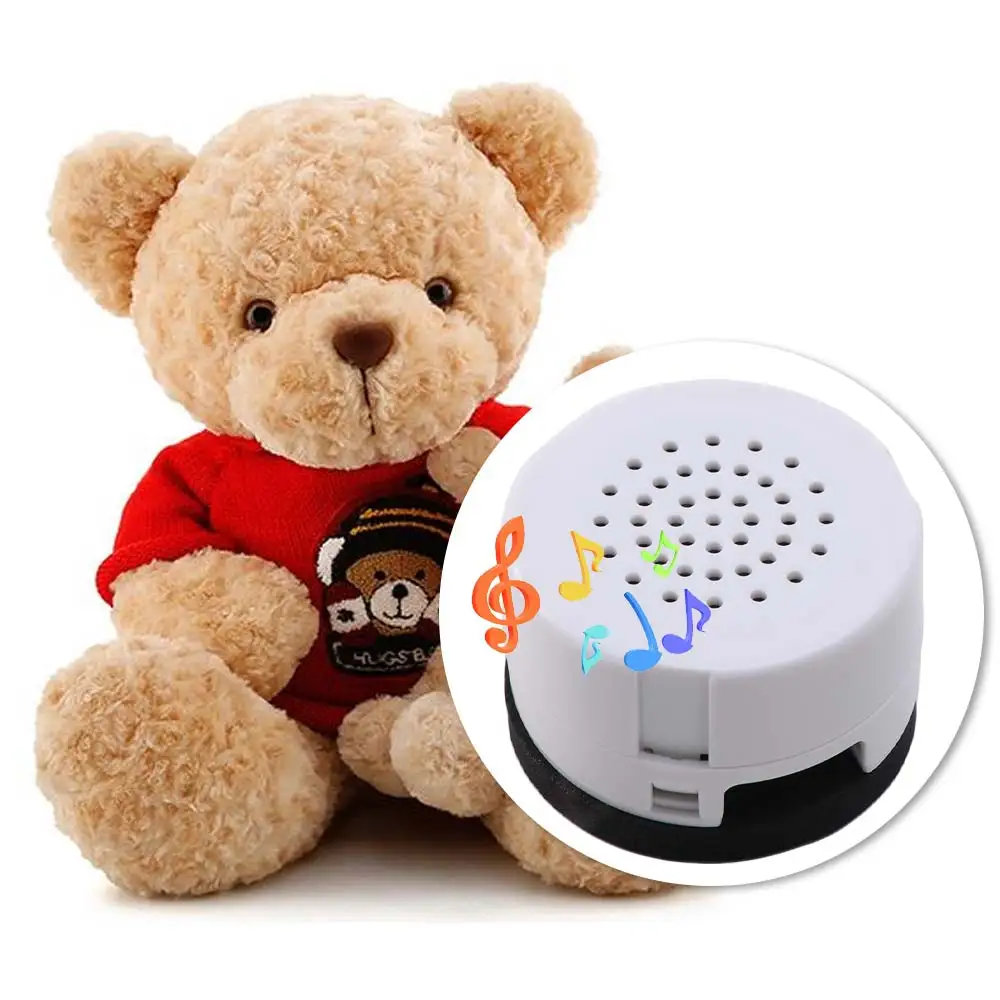 60 Seconds Stuffed Animal Sound Recorder Clear Voice Recordable Plush Toy Recording Device Messages Recorder Sound Box