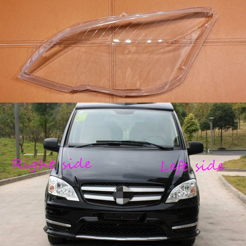 

Car Headlight Lens For Mercedes-Benz Viano Vito 2012 2013 2014 2015 Headlamp Cover Car Replacement Front Auto Shell Cover